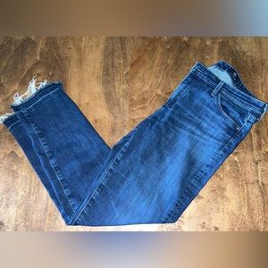 Midrise capri jeans